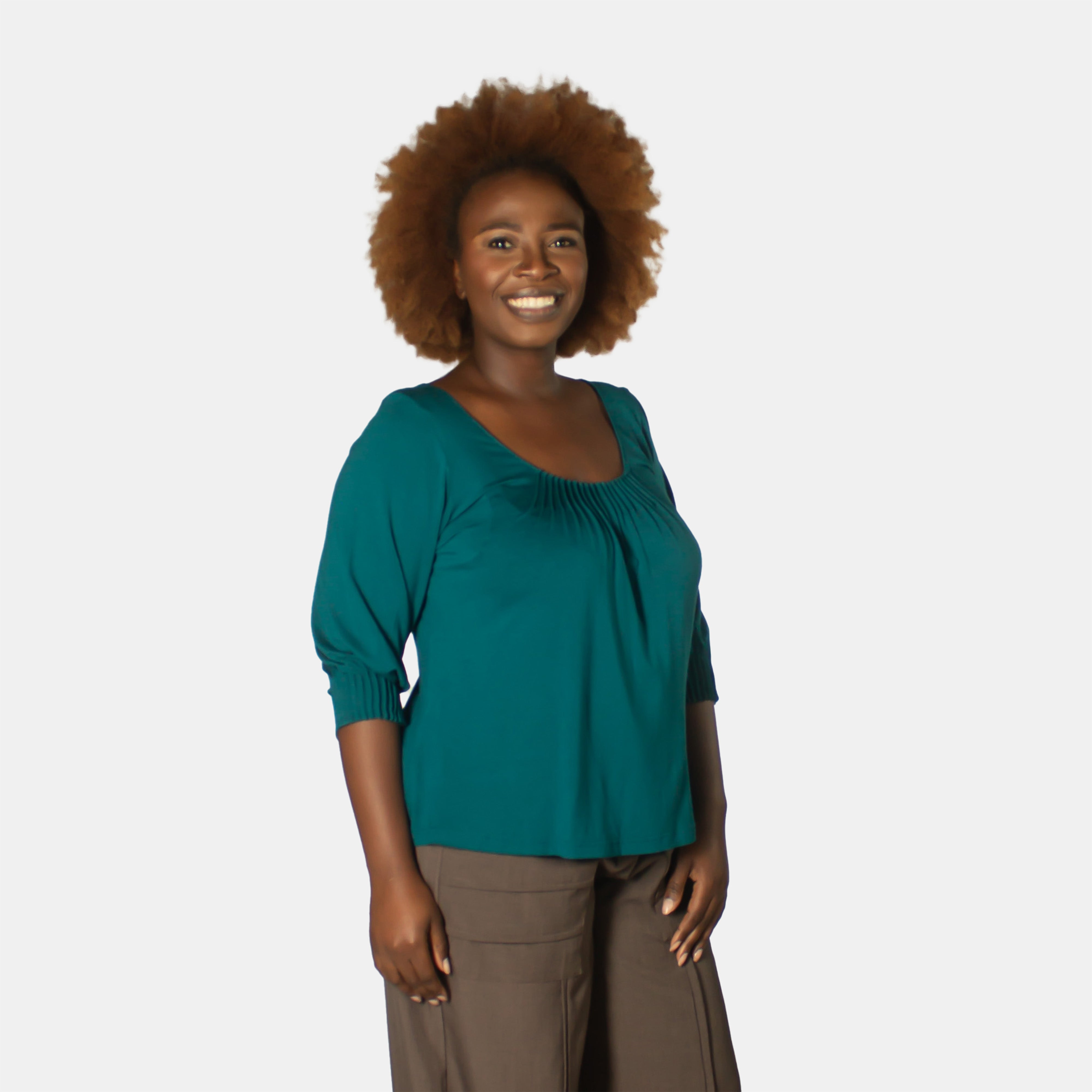 Ladies' Jig-Jig Top - Teal – Big Blue