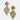 Ladies' Shimmer Earrings - Gold