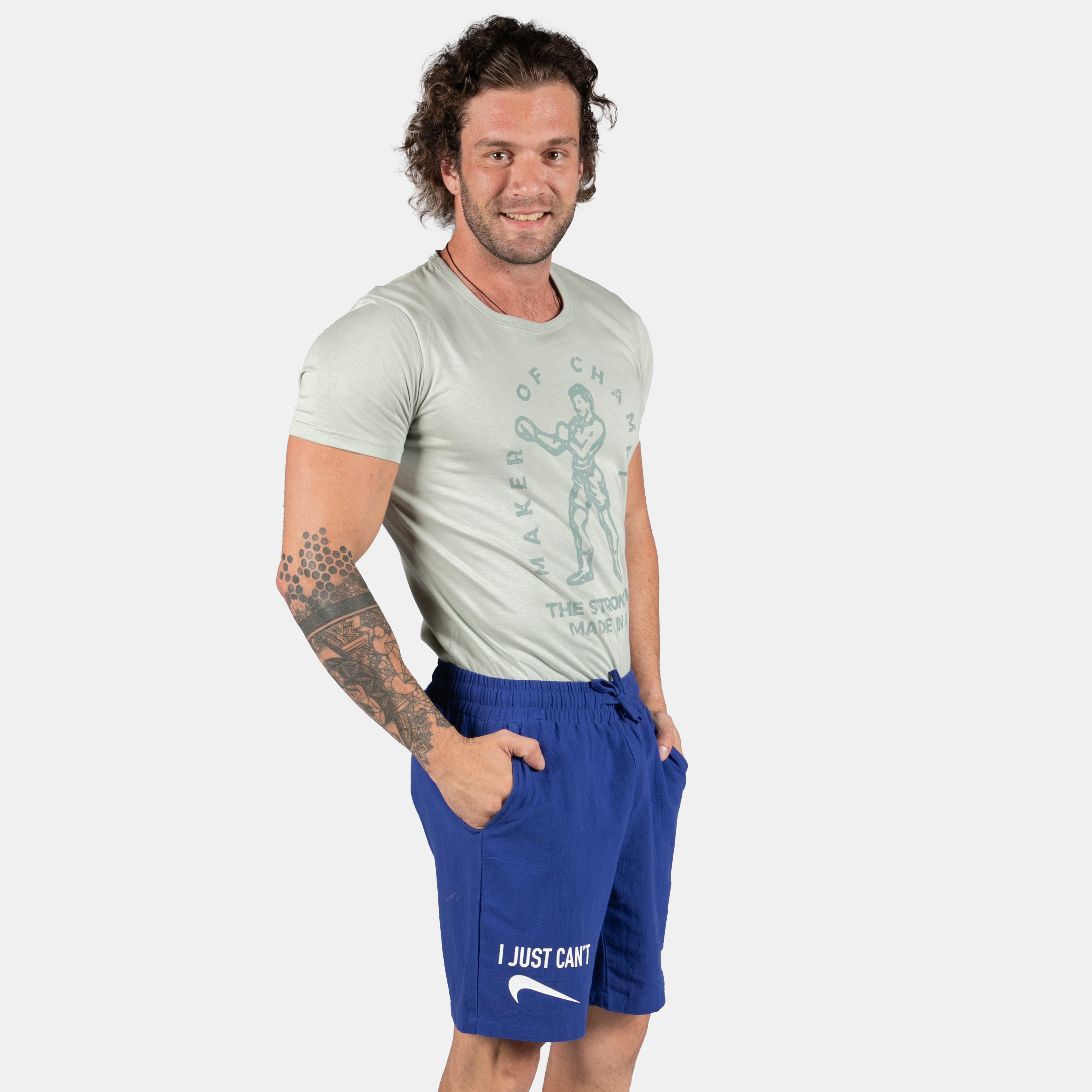 Mens thin cotton shorts online