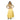 Ladies' Linen Bubble Skirt - Chartreuse