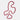 Ladies' Rope Beads Necklace - Coral