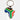 SA Flag Metal Key Holder