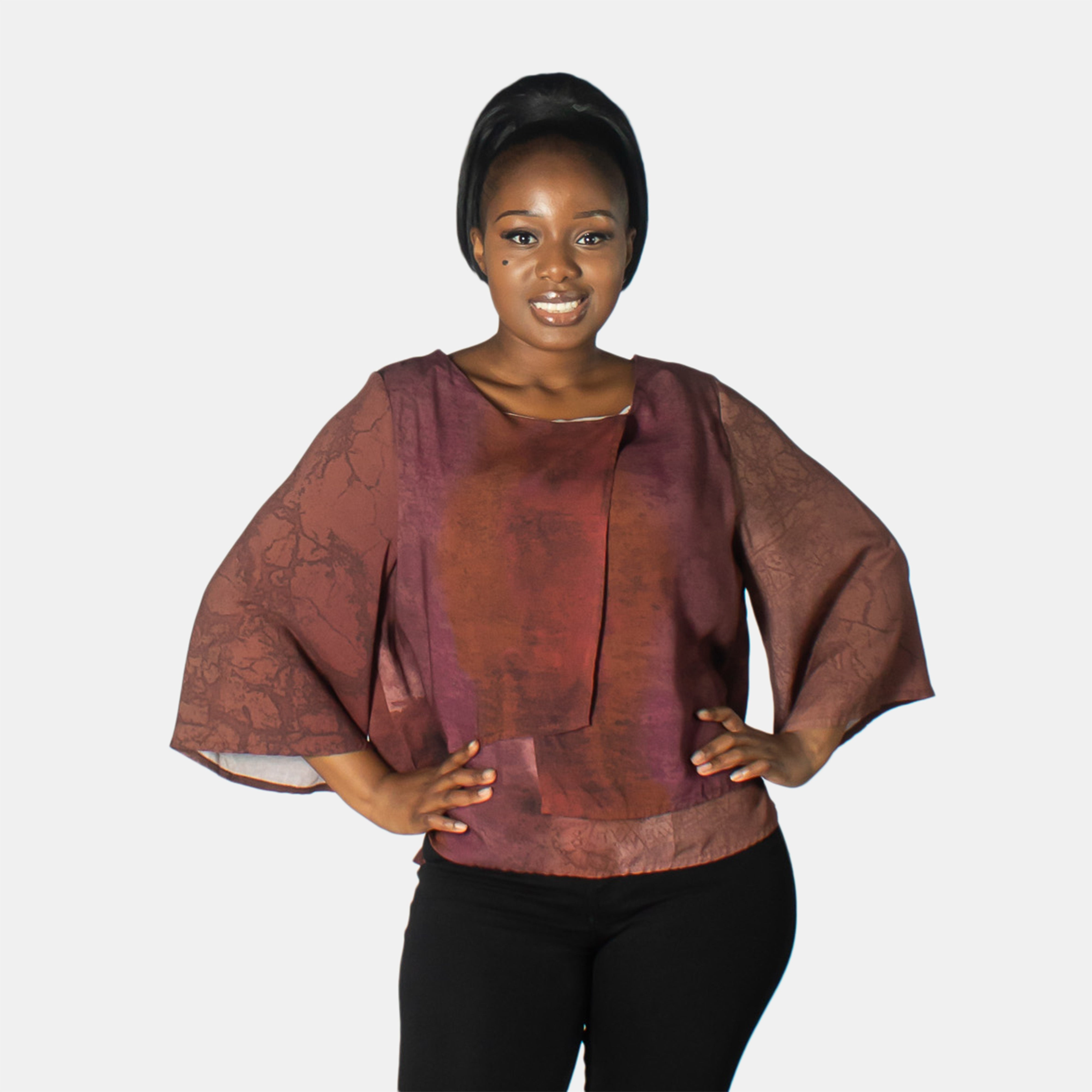 Ruby Rube Tops Ladies' Arty Top - Ruby – Big Blue