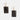 Ladies' Jewel Rectangle Earrings - Black