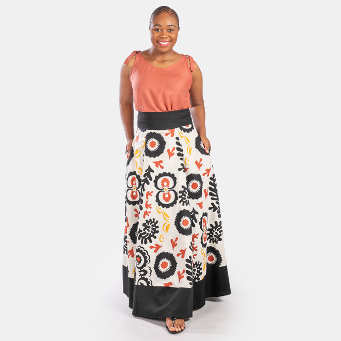 Plus size 2025 ethnic long skirt