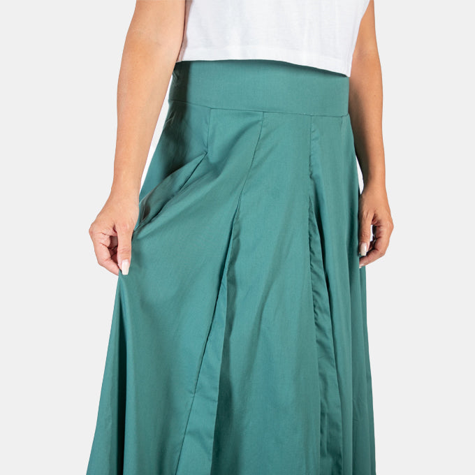 Women s Wave Skirt Unique Flattering Pockets Big Blue