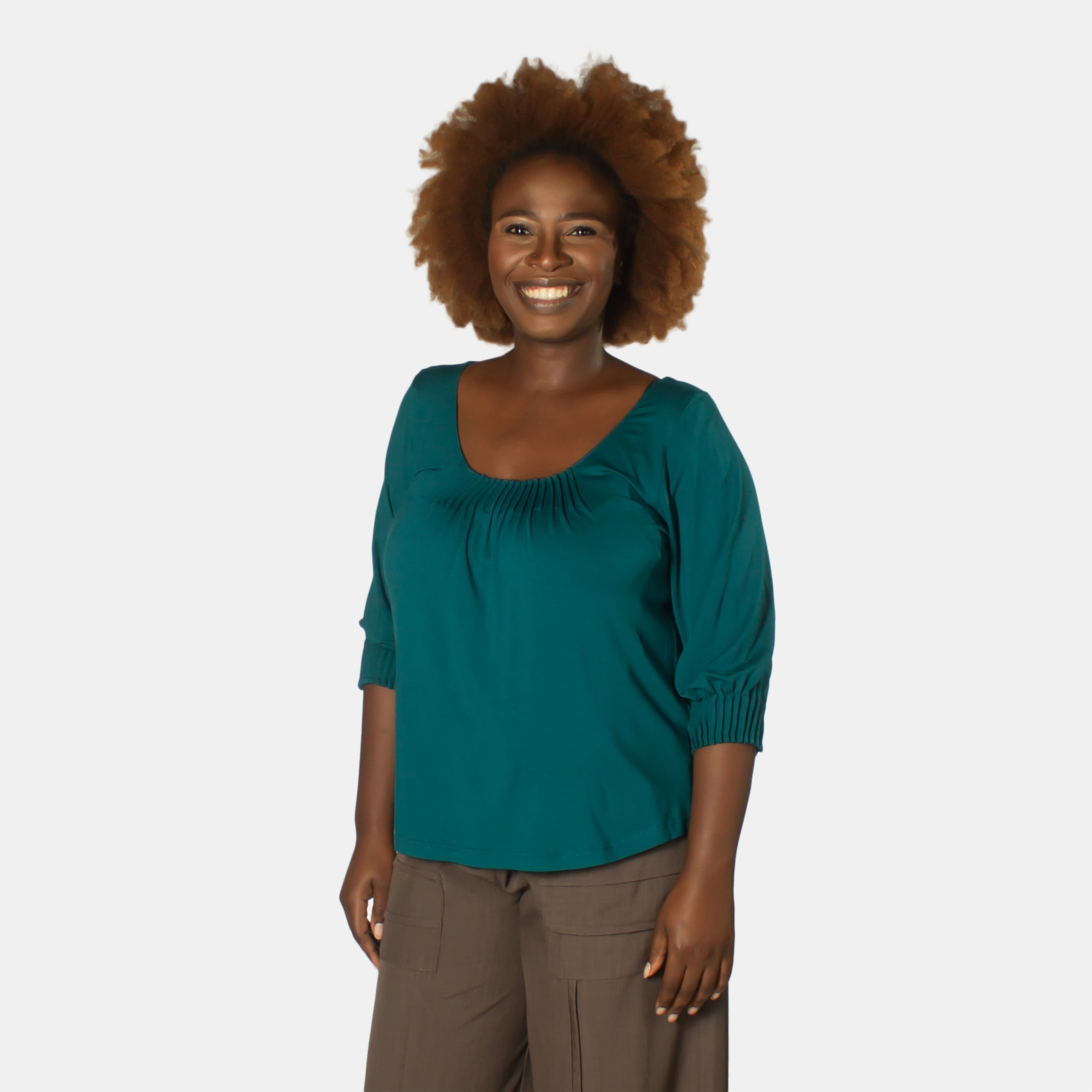 Ladies' Jig-Jig Top - Teal – Big Blue