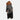 Ladies' Plush Poncho - Charcoal
